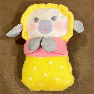Rare vintage Jammie Pies pet cozy Lamb Plush Toy